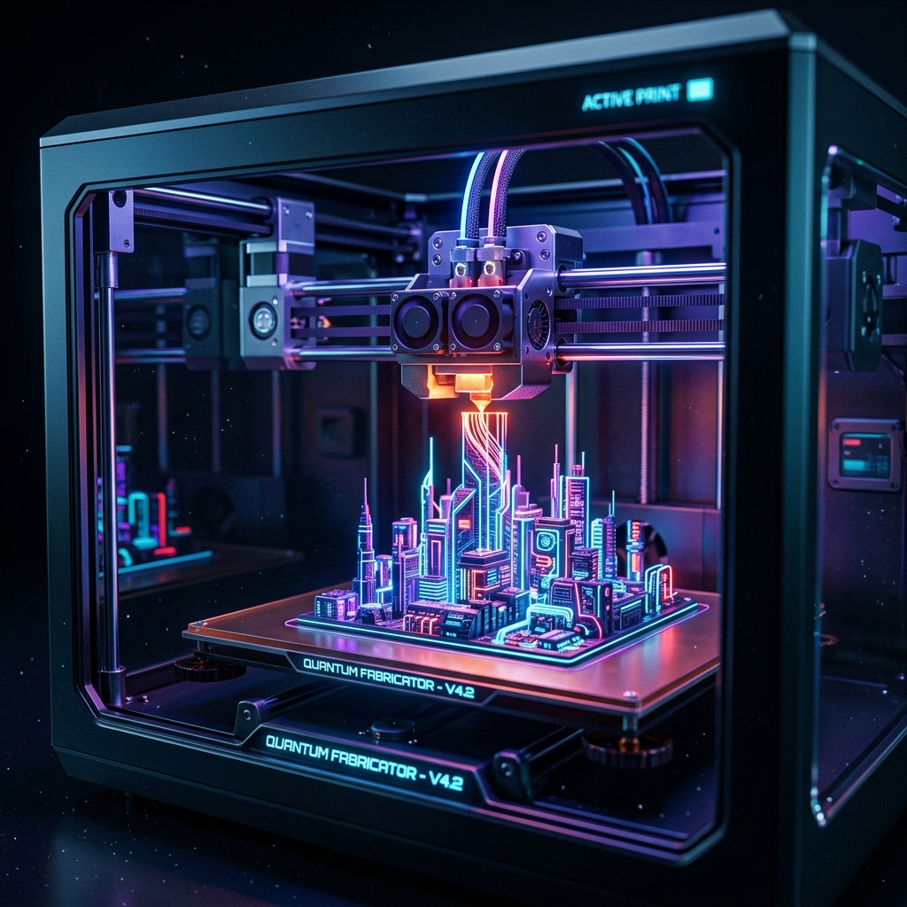 Impresora 3D futurista